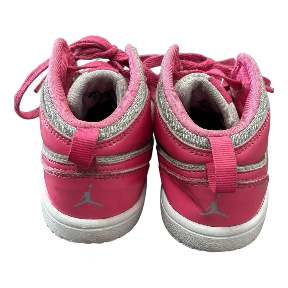 Nike Kids' Pink‎ and Gray Air Jordan Sneakers Sz 10